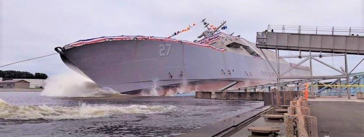Christening and launch of LCS 27.